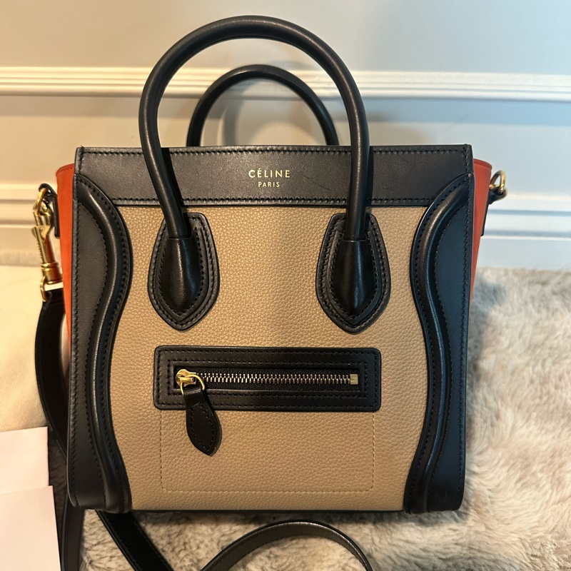 Celine Nano luggage tri color 三色-2