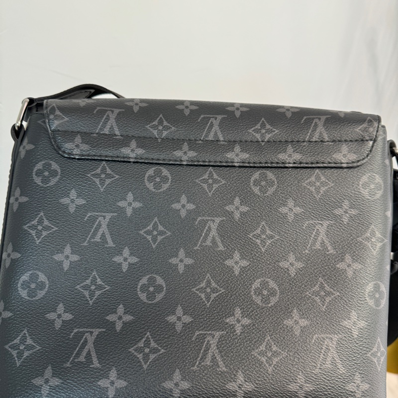 LV 郵差包 芯片款 新款 老花 黑武士 相機包 翻蓋-4