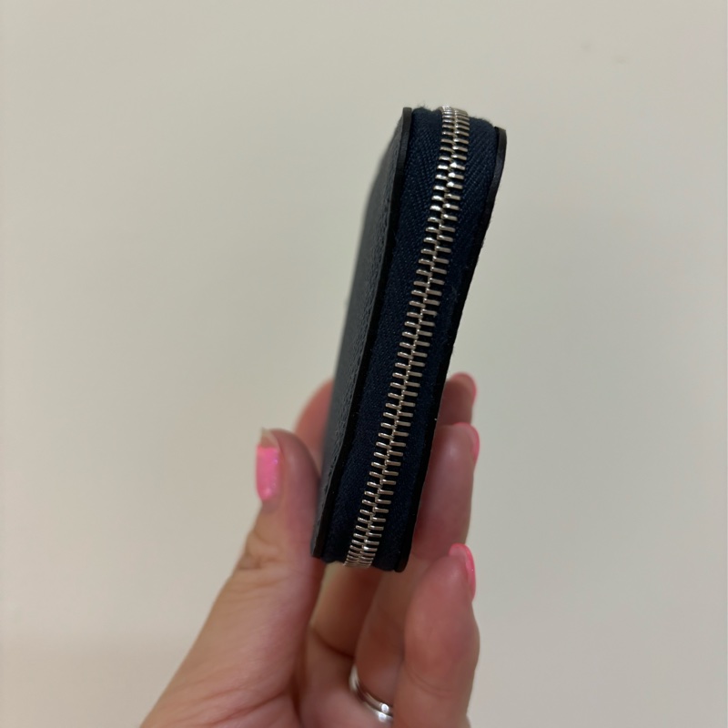 現貨商品 全新商品 全配商品 台灣購證 Hermes 經典絲巾零錢包 普魯士藍內拼豹紋愛心 法國製造-2