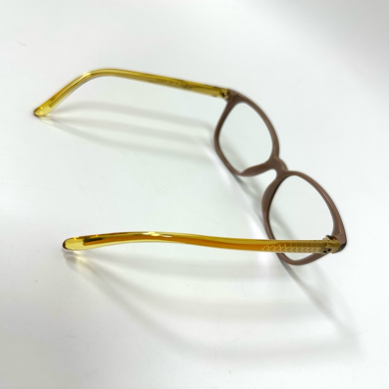 【美收精品】Gucci 黑黃框眼鏡 88-394-4