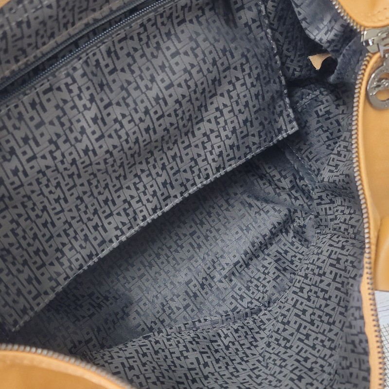 LONGCHAMP Le Pliage Cuir 系列小羊皮寬背帶短把折疊水餃包-14