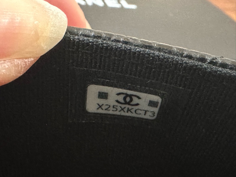 Chanel 單層卡夾零錢包 銀釦 全新-7