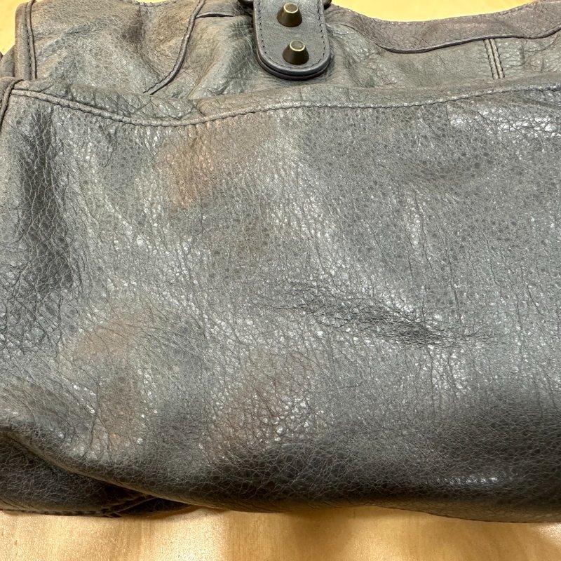 BALENCIAGA 巴黎世家Part-time小釦機車包(鐵灰色)-12