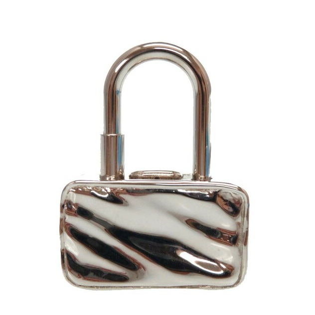 Hermes 2009 愛馬仕全新 限量版鎖頭 銀色包包吊飾-1