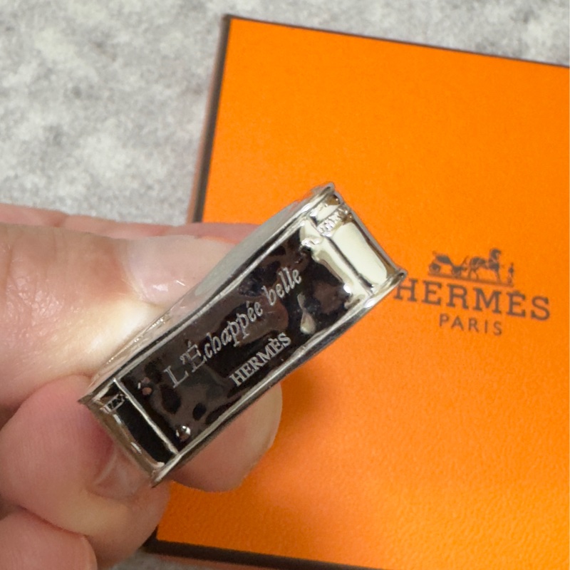 Hermes 2009 愛馬仕全新 限量版鎖頭 銀色包包吊飾-4