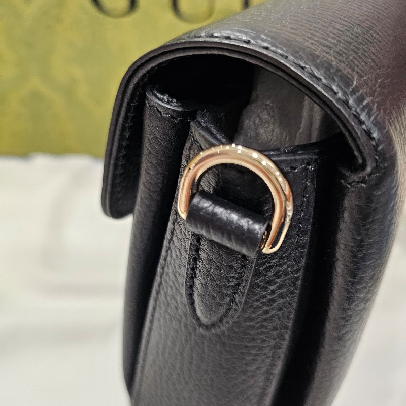 (客戶已訂購勿選)Gucci 風琴包(黑荔枝.梯形款)-20