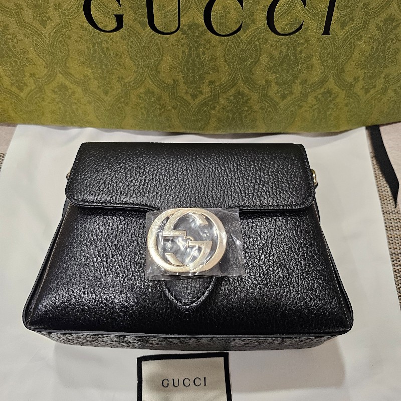 (客戶已訂購勿選)Gucci 風琴包(黑荔枝.梯形款)-23