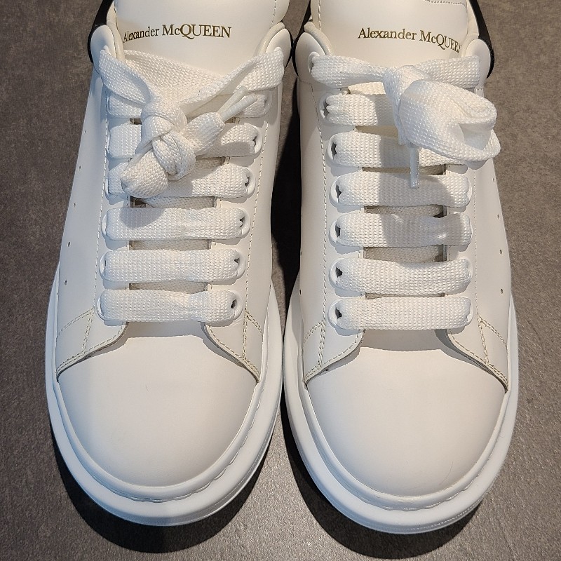 ALEXANDER MCQUEEN 麥昆小白鞋 黑尾 39號-0