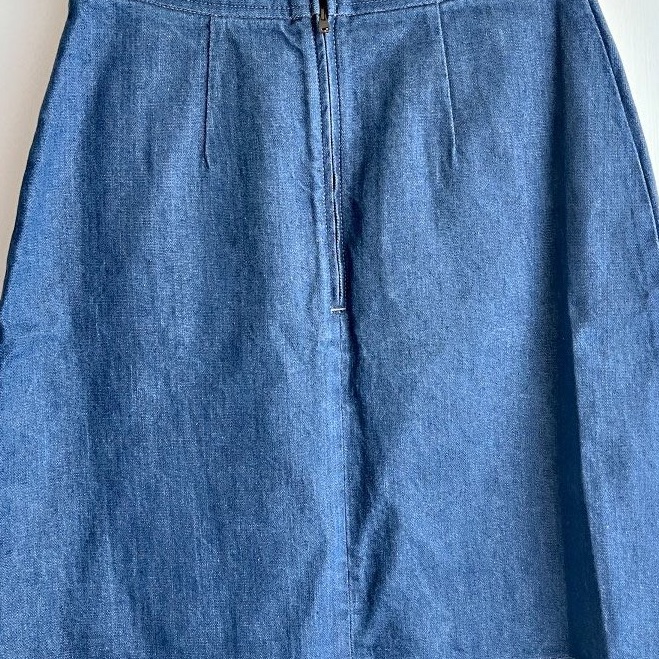 全新Gucci經典款Logo牛仔裙 42號 M-小L適穿-4