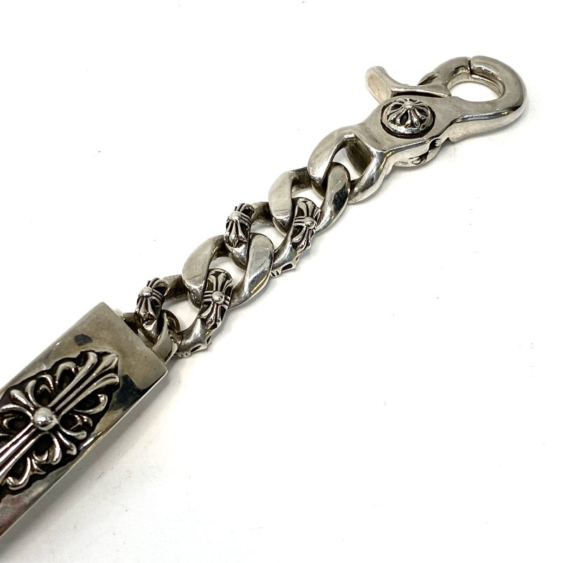 △ Chrome Hearts 克羅心 Floral Cross 925 Sterling Silver Fancy Chain Bracelet 925純銀花十字手鏈 - 247007425-6