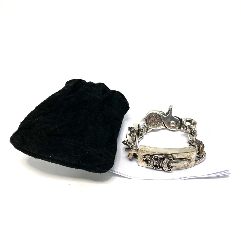 △ Chrome Hearts 克羅心 Dagger 925 Sterling Silver Fancy Chain Bracelet 925純銀匕首手鏈 - 247007424-1