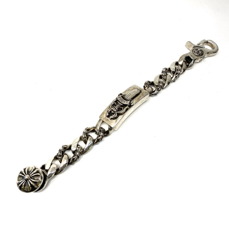 △ Chrome Hearts 克羅心 Dagger 925 Sterling Silver Fancy Chain Bracelet 925純銀匕首手鏈 - 247007424-4