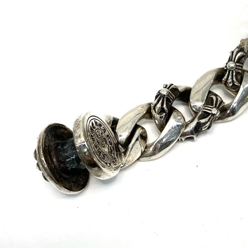 △ Chrome Hearts 克羅心 Dagger 925 Sterling Silver Fancy Chain Bracelet 925純銀匕首手鏈 - 247007424-9