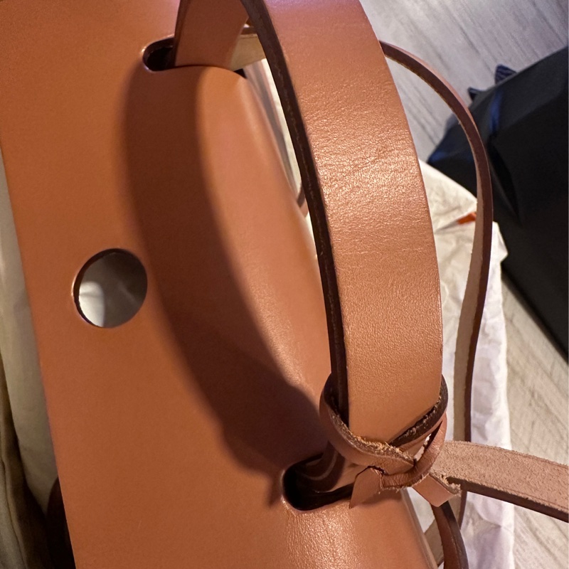 二手真品 Hermes 愛馬仕 Herbag 31 金棕金 冰川白-12