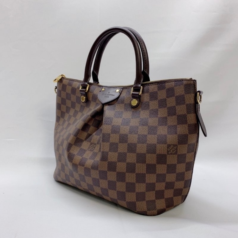 LV Louis Vuitton Siena MM 棋盤格 斜背包 可側背手提-2
