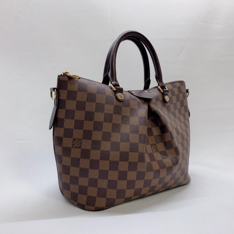 LV Louis Vuitton Siena MM 棋盤格 斜背包 可側背手提-3