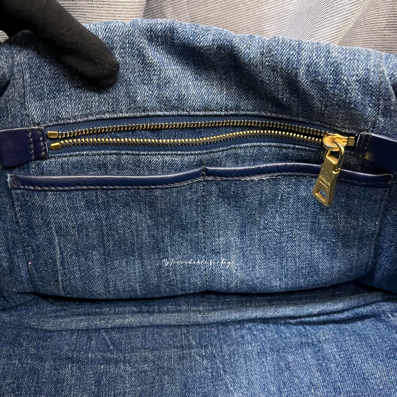 Prada Denim Handbag 牛仔 丹寧 布袋-22