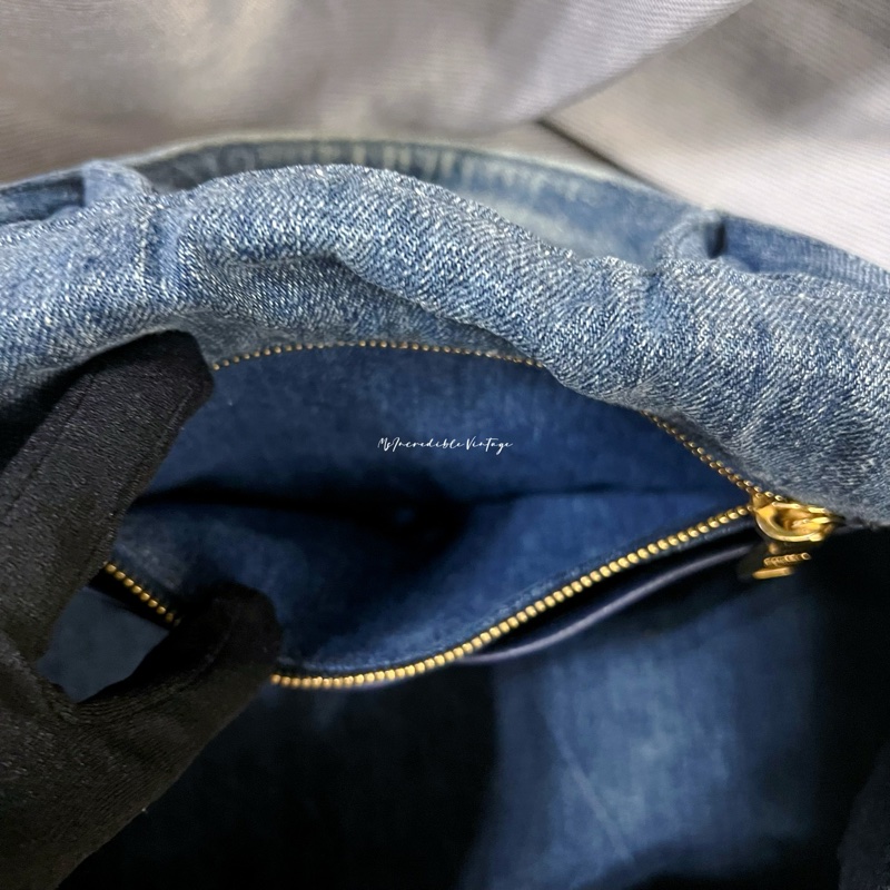 Prada Denim Handbag 牛仔 丹寧 布袋-24