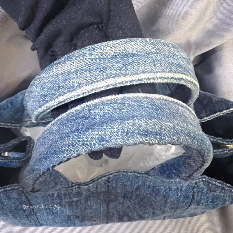 Prada Denim Handbag 牛仔 丹寧 布袋-36