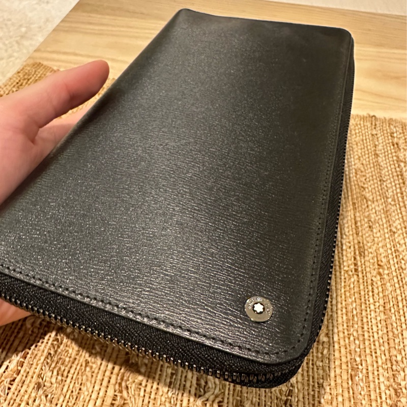 萬寶龍 Montblanc 旅行護照卡夾兩用 多功能卡包-4