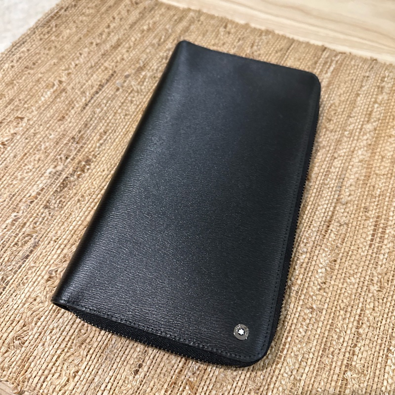 萬寶龍 Montblanc 旅行護照卡夾兩用 多功能卡包-10