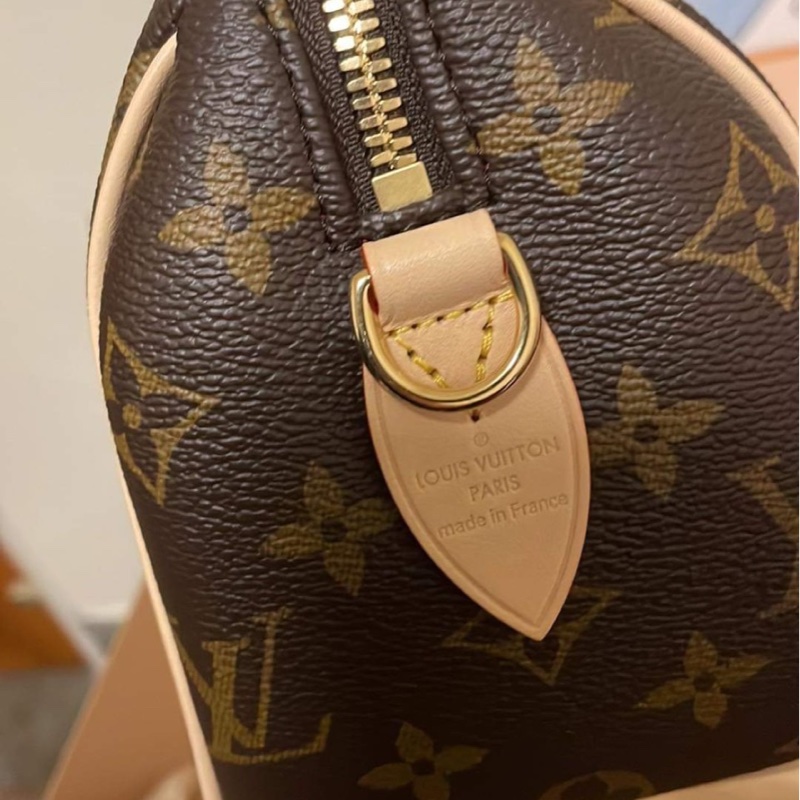 lv爆款speedy20奶茶色肩帶-3