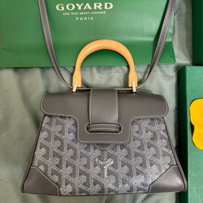 goyard Saigon mini灰色西貢包單肩側背單肩包-1