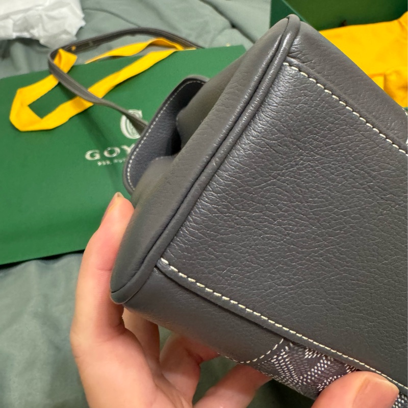 goyard Saigon mini灰色西貢包單肩側背單肩包-2