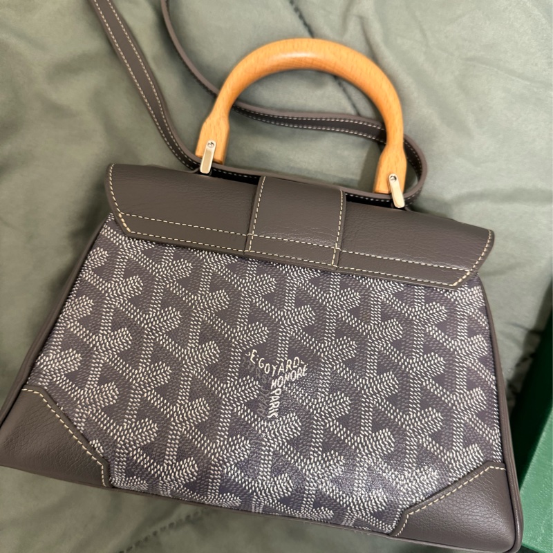 goyard Saigon mini灰色西貢包單肩側背單肩包-4