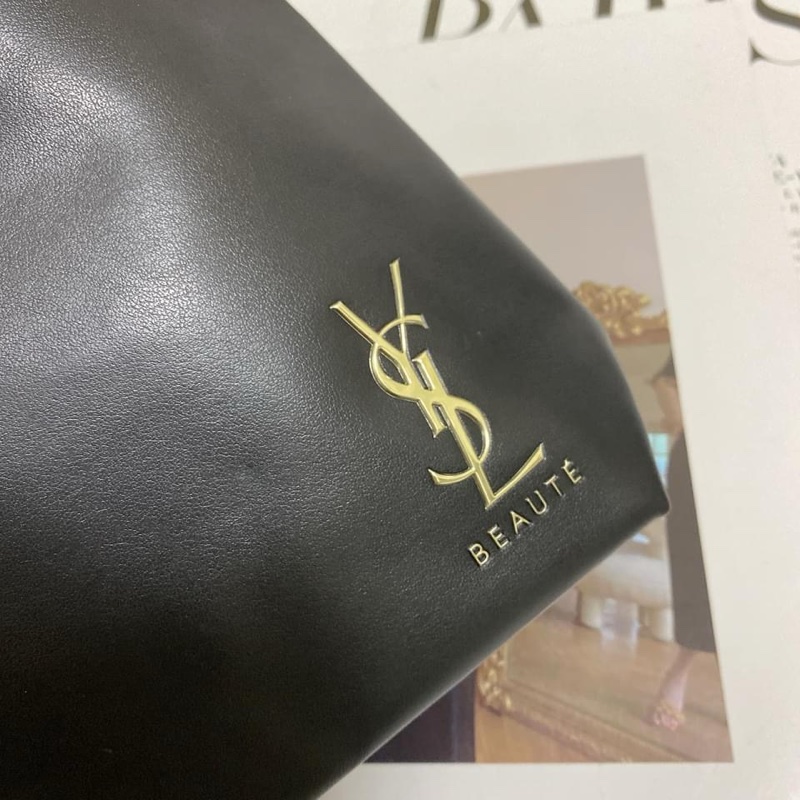 YSL聖羅蘭皮革手拿腋下鏈條包-15