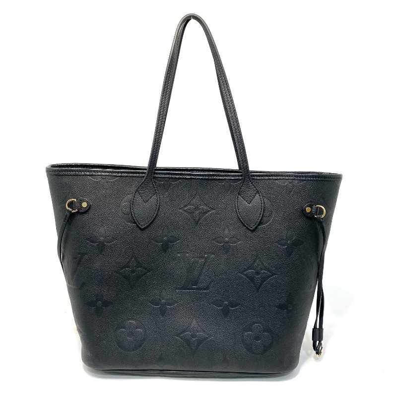 △ Louis Vuitton 路易威登 LV Neverfull MM Monogram Empreinte Calfskin Black Shoulder Bag 經典花紋壓花牛皮黑色肩揹袋 M45685 - 247006702-1