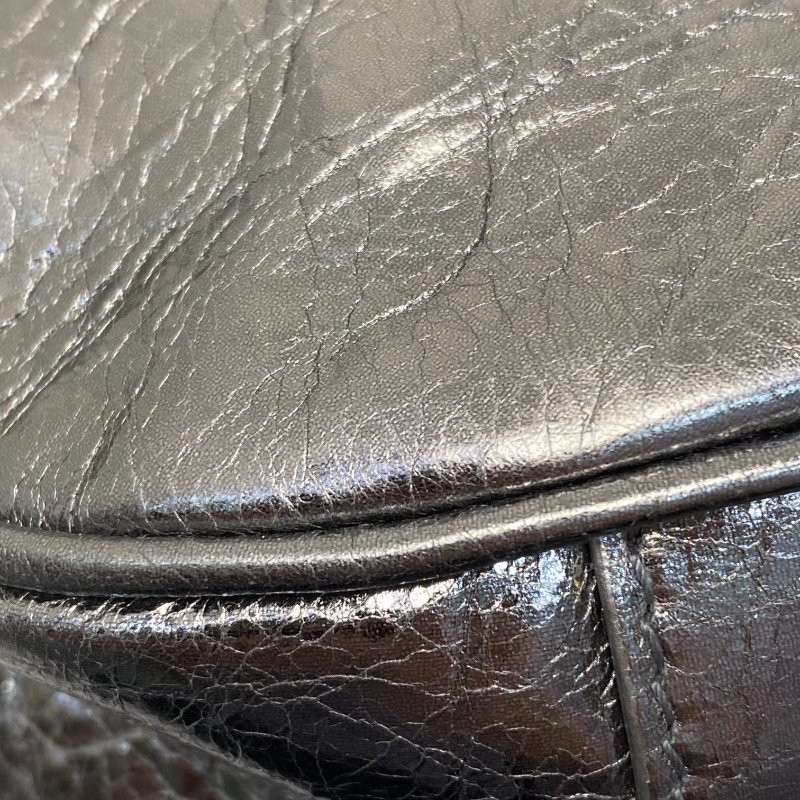 △ Balenciaga 巴黎世家 Le Cagole XS Silver Metallized Arena Lambskin Shoulder Bag 銀色金屬化小羊皮肩揹袋 671309 - 247007567-8