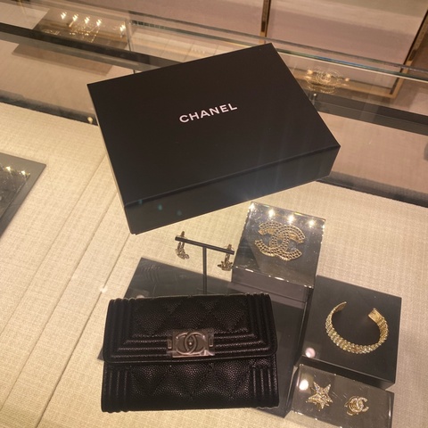 Chanel 香奈兒 boy零錢卡包