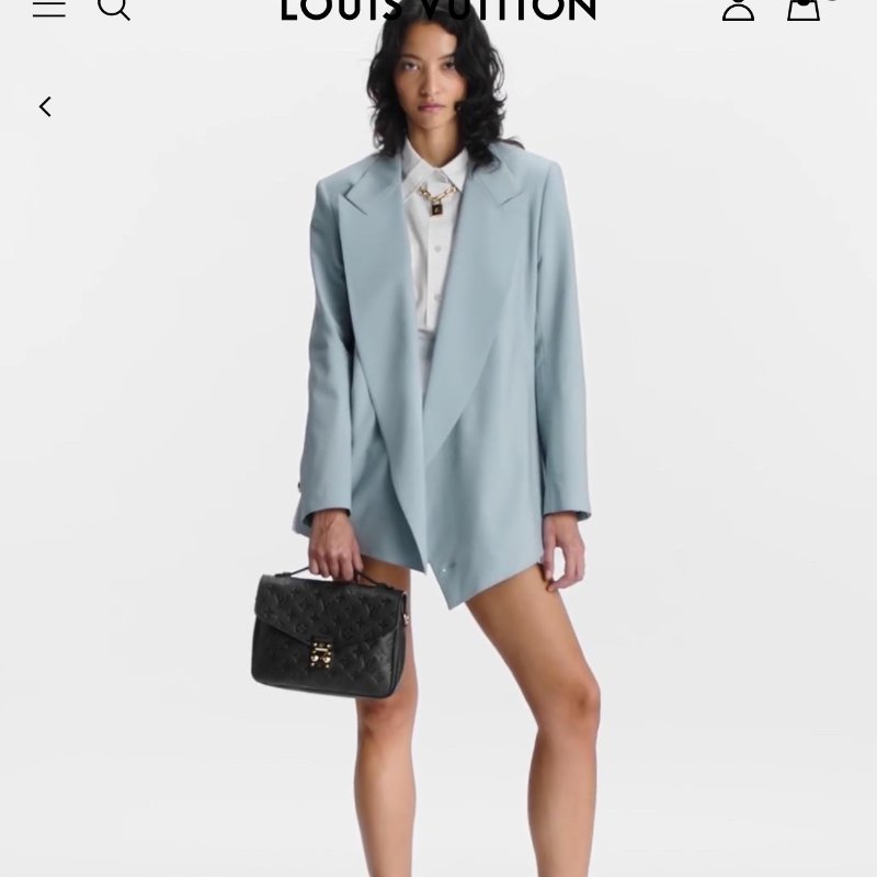 LV 郵差包 皮壓紋午夜藍-1