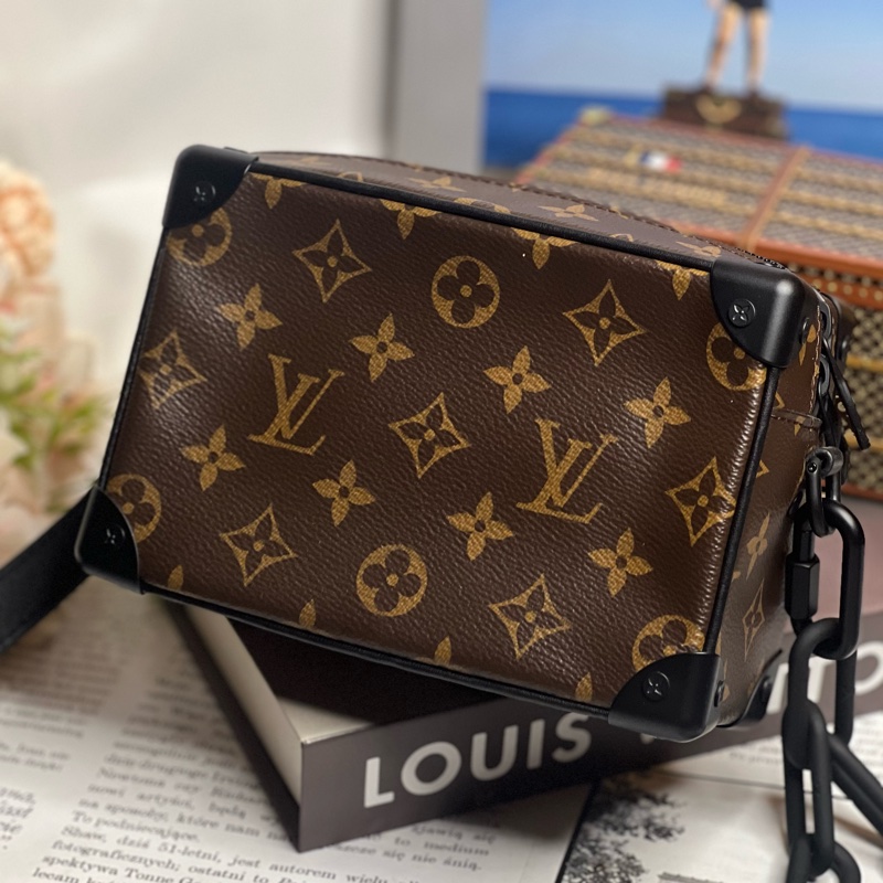 LV mini soft trunk 橘鍊 盒子包 《台灣購證》-1
