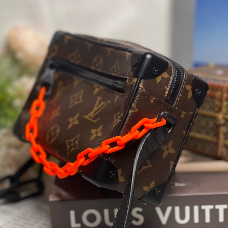 LV mini soft trunk 橘鍊 盒子包 《台灣購證》-3