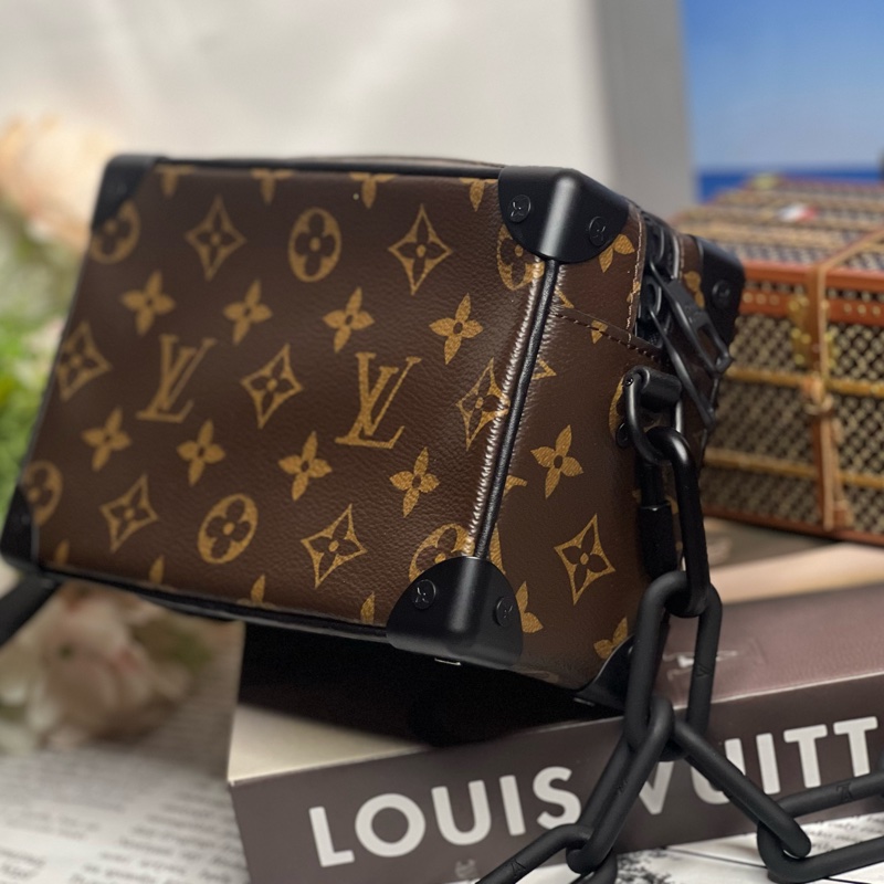 LV mini soft trunk 橘鍊 盒子包 《台灣購證》-4