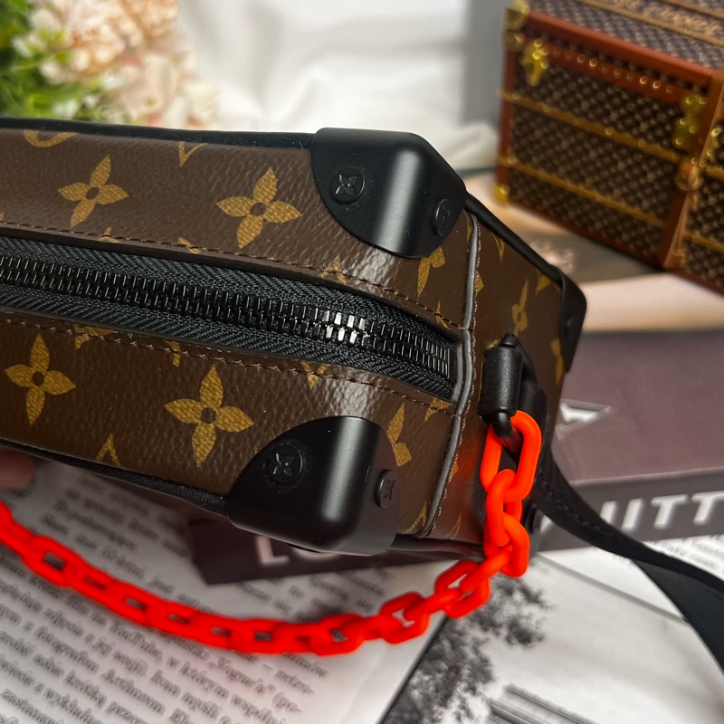 LV mini soft trunk 橘鍊 盒子包 《台灣購證》-5