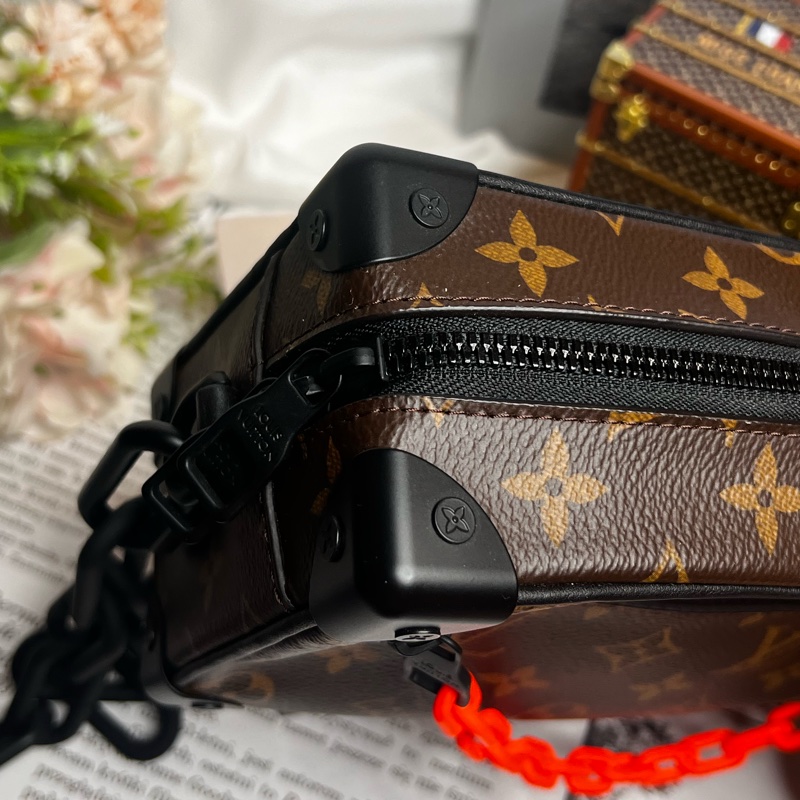 LV mini soft trunk 橘鍊 盒子包 《台灣購證》-6
