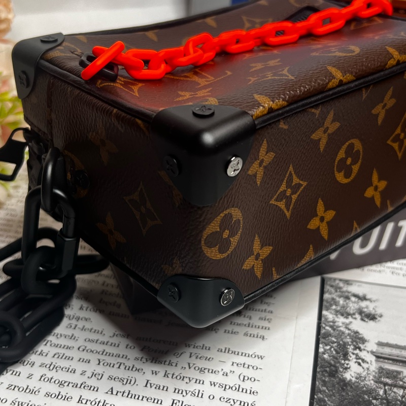 LV mini soft trunk 橘鍊 盒子包 《台灣購證》-9