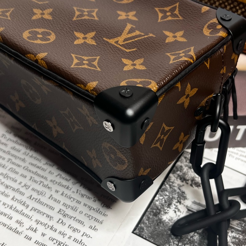 LV mini soft trunk 橘鍊 盒子包 《台灣購證》-10