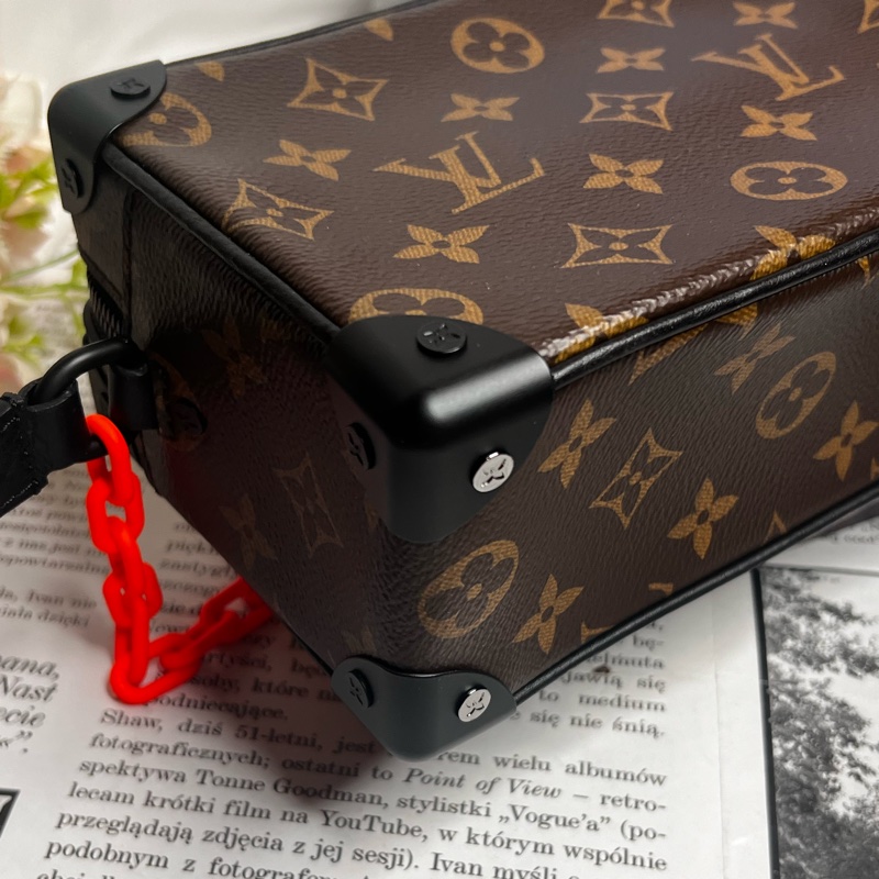 LV mini soft trunk 橘鍊 盒子包 《台灣購證》-11