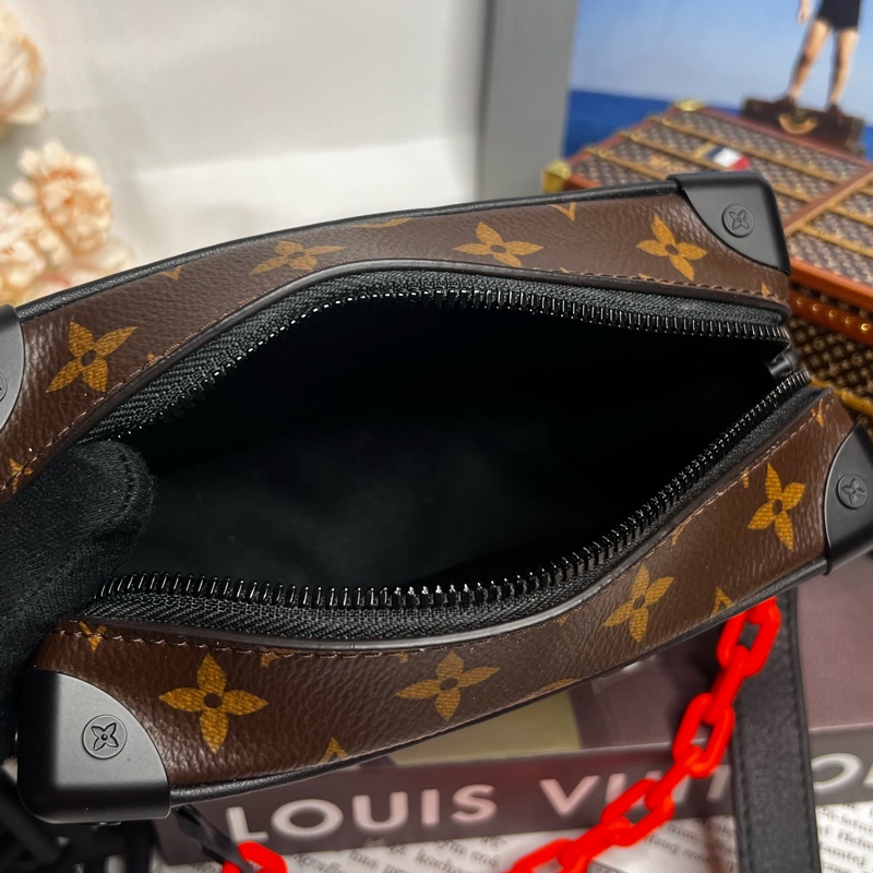 LV mini soft trunk 橘鍊 盒子包 《台灣購證》-15