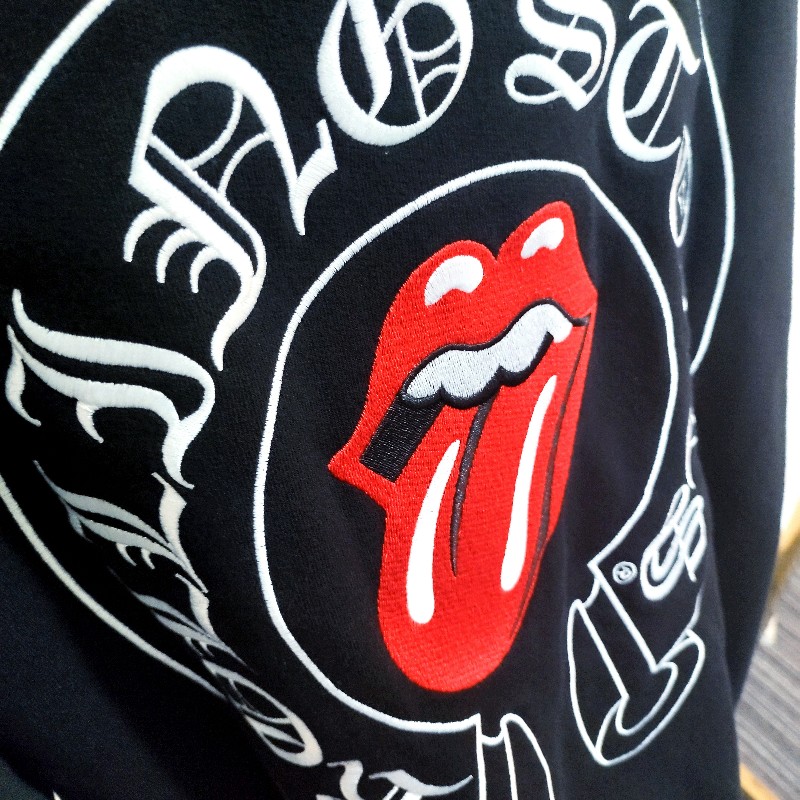 Chrome Hearts克羅心x滾石聯名刺繡版拉鏈帽衫-4