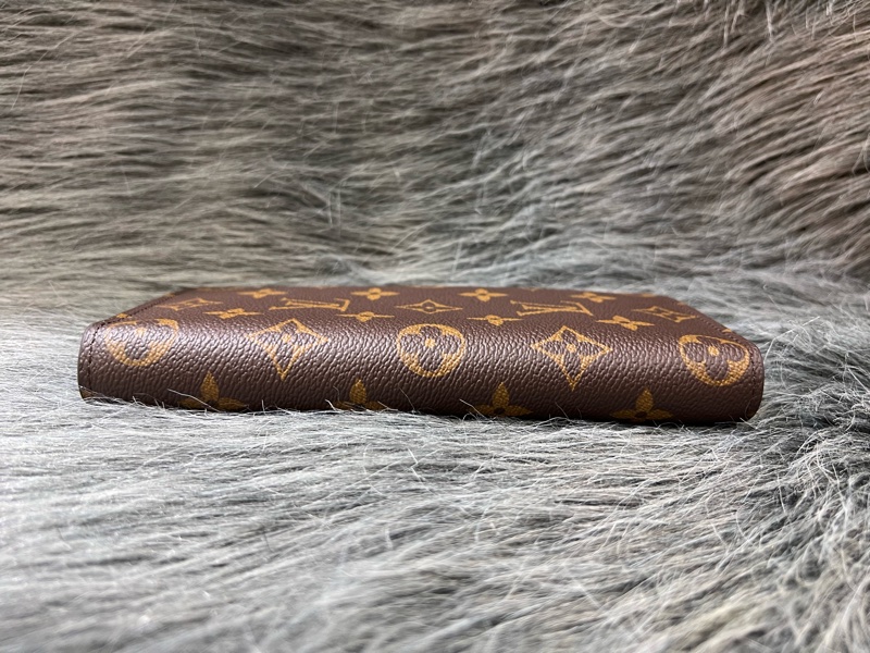 LV M66540 原花 老花 金釦 Brazza 長夾 皮夾 錢包 零錢包 錢夾-2