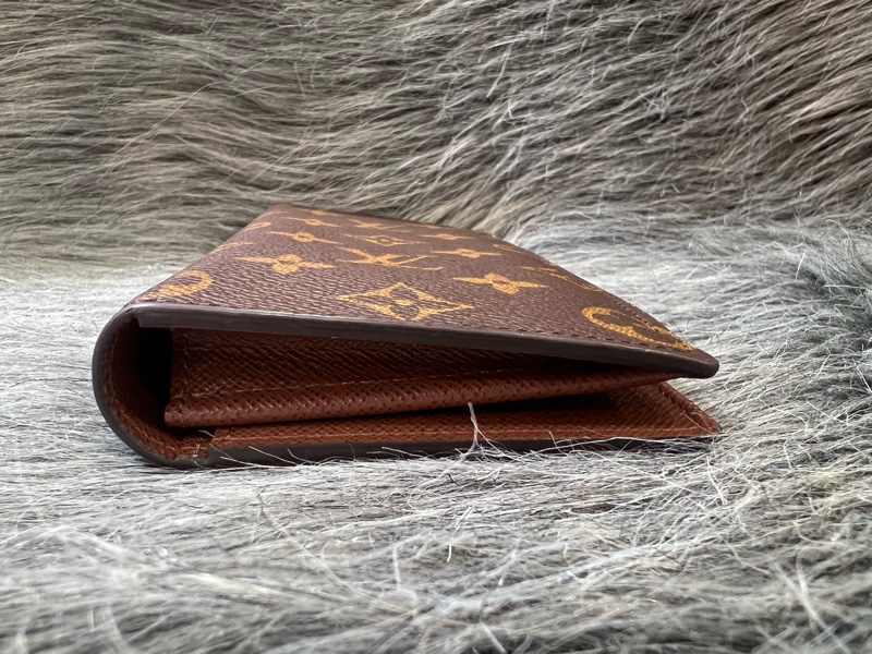 LV M66540 原花 老花 金釦 Brazza 長夾 皮夾 錢包 零錢包 錢夾-3