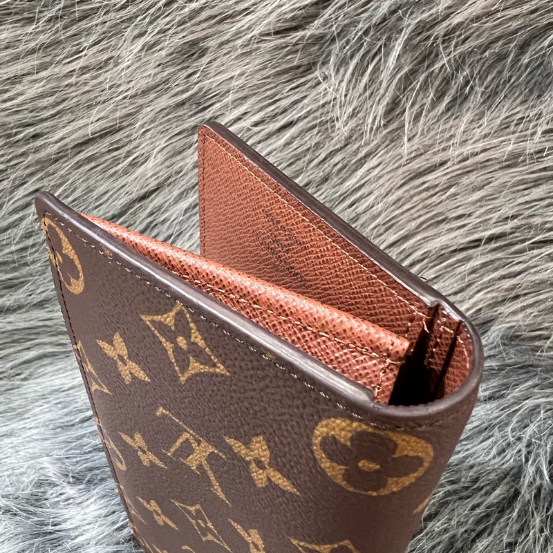 LV M66540 原花 老花 金釦 Brazza 長夾 皮夾 錢包 零錢包 錢夾-6