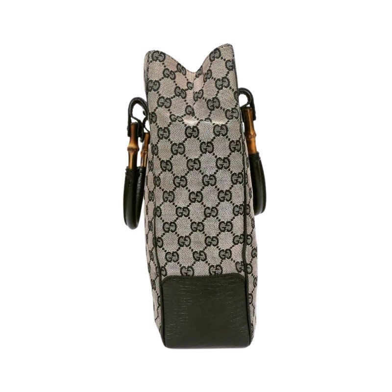 Gucci Bamboo Handle Tote Bag 古馳竹節手提老花托特包-3