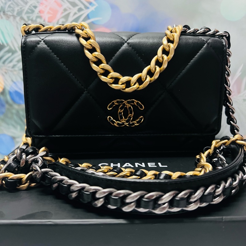 香奈兒19鏈條包WOC-0