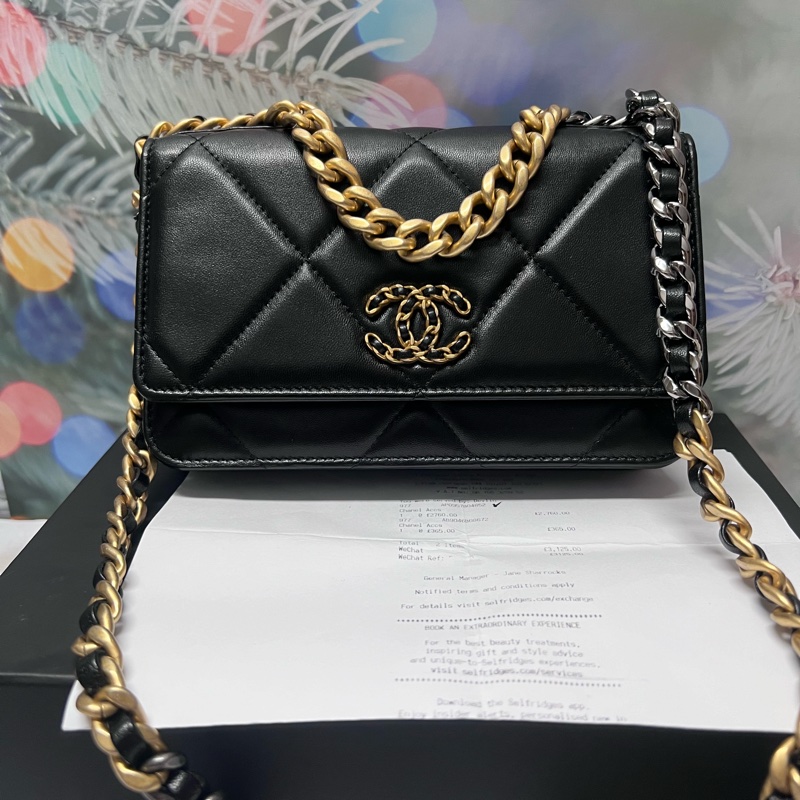 香奈兒19鏈條包WOC-23